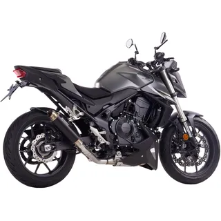 Shark exhaust SRC 4 Aluminium eloxiert schwarz schwarz
