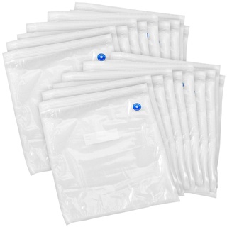 Rosenstein & Söhne Beutel mit Ventil: 20er-Mega-Pack Vakuumierbeutel, je 34 x 30 cm