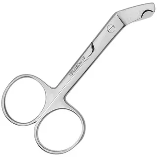 May - Krallenschere für Kleintiere - Krallen Schneider mit abgewinkelter Schneide - Edelstahl