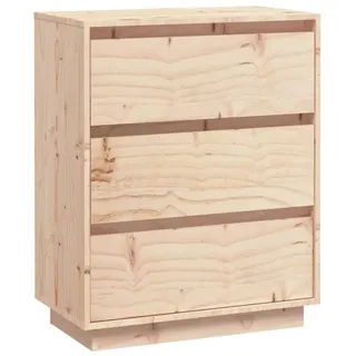 vidaXL Sideboard 60x34x75 cm Massivholz Kiefer