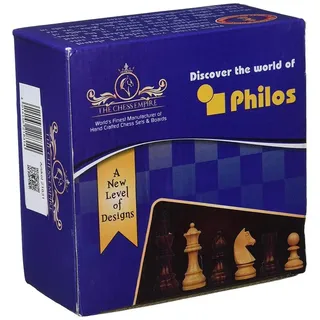 Philos 21861 - Chessmen Artus, King 's Höhe, Schachfiguren Artus, Größe des Königs 78 mm