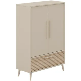 Paidi Kleiderschrank Eefje 95 x 139 cm Dekor Cashmere-Beige