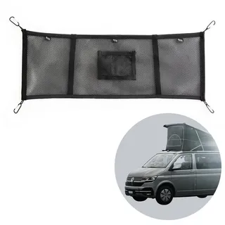 040 Parts 040Parts Gepäck-Netz Kombi-Aufbewahrungs-Netz für Aufstelldach und Innenraum kompatibel mit VW T5 T6 Bulli California Beach Caravelle