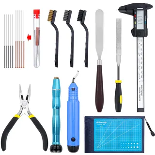 WiMas 35-teiliges 3D-Drucker-Zubehör-Set, 3D-Druck-Werkzeug-Set, Reinigungs- und Entfernungswerkzeug mit Aufbewahrungstasche für Reinigung, Drucken, Finishing und 3D-Drucker