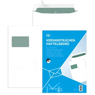MAILmedia Versandtaschen Offset, weiß 10 Stück