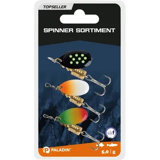 Paladin Angelköder Spinner Sortiment I 5 g Rot 3 St.