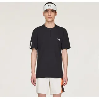 Y-3 Tennis Pro FreeLift T-Shirt mit Reißverschluss - Black - 2XL