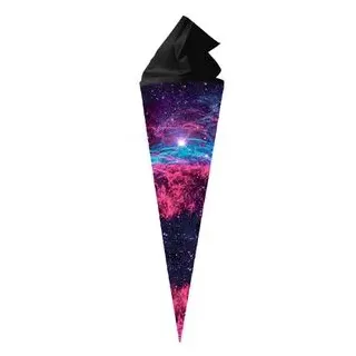 Buntpapierfabrik Ludwig Bähr URSUS Bastelschultüte "Nebula" mit Filzmanschette
