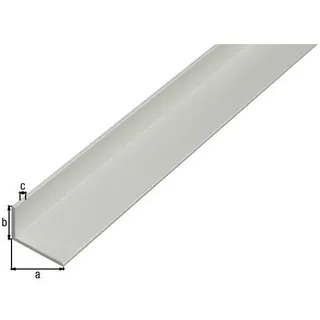 GAH Alberts Alberts Winkelprof. ungl.schenk., ungelocht L2000x B25x H15x S1, 5mm ALU silberfarbig