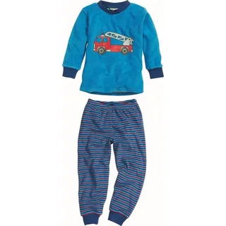 Playshoes Schlafanzug Frottee Feuerwehr