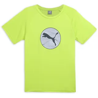 Puma Active Sports Polyester Graphic Trainingsshirt Jungen 39 lime pow 152