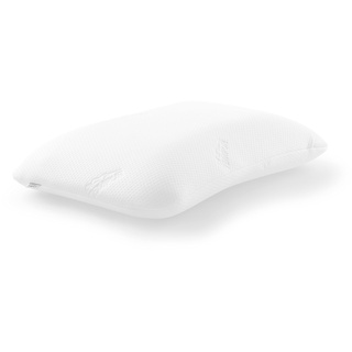 Tempur Symphony Schlafkissen Memory Foam, ergonomisches Nackenstützkissen für Rücken- und Seitenschläfer, Liegefühl fest, M (63 x 43 x 12.5 cm), Weiß