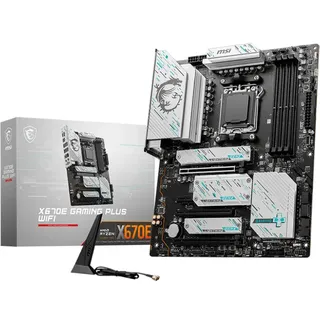 MSI X670E GAMING PLUS WIFI ATX Mainboard Sockel AM5 4x M.2/USB-C/WIFI/BT