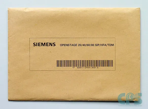 OpenStage Beipack SIP/HFA/TDM S30810-D7404-A101-5 NEU