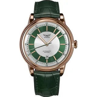 Aviator Herrenuhr Aviator Douglas DC-3 Men's Aviator-V.3.32.2.271.4 - Grün/Rosa