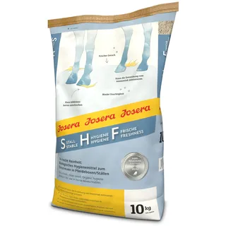 Josera Pferd SHF | Stall, Hygiene, Frische | 10kg | Einstreu für Boxen | Biologisches Hygienemittel | 1er Pack