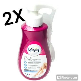 Veet pure Haarentfernungscreme Sensitive Pumpspender