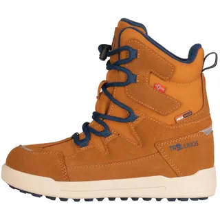 TROLLKIDS FINNMARK WINTER BOOTS«, wasserdicht, Schnellverschluss mit Schnürsenkel TROLLKIDS almond/madeira blue - EU 28