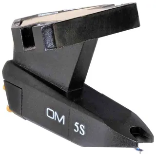 Ortofon OM 5S - Moving Magnet Tonabnehmer mit sphärischem Nadelschliff - geeignet für die Headshell-Montage von Oben und unten, für einfache Montage und Ausrichtung, schwarz