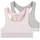 Unterhose Barely Pink/Pack w Grey Melange 134 EU