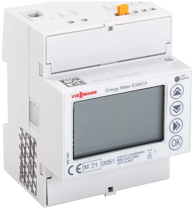 Viessmann Energiezähler E380CA 3-phasig mit CAN-BUS 0–80 A ZK06026