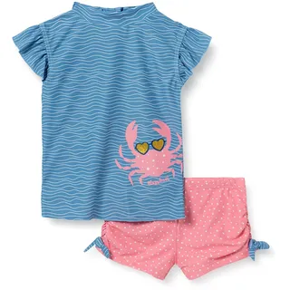 Playshoes Unisex Kinder Uv-schutz Bade-set Zweiteilig Schwimmshirt Badeshorts Badebekleidung, Krebs, 86-92