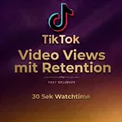 TikTok - Video Views 10.000 Stück | mit 30 Sek Retention