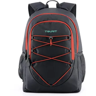 TOURIT kühlrucksack 25L Wasserdichter kühlrucksack Ultraleichter Rucksack für Picknick, Camping, Wandern, BBQ Dunkelgrau