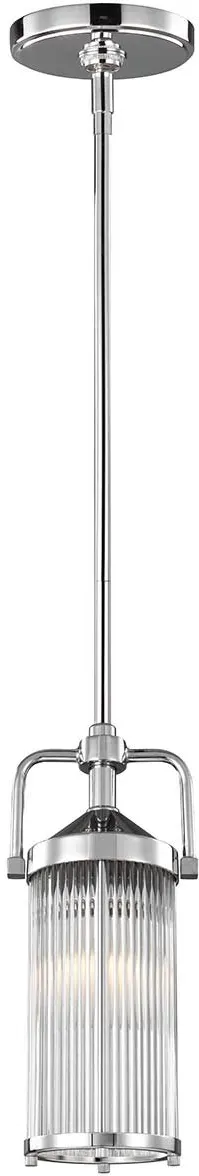 Elstead Lighting Paulson Mini-Pendelleuchte 2-flammig in Chrom für Bad und Wohnraum