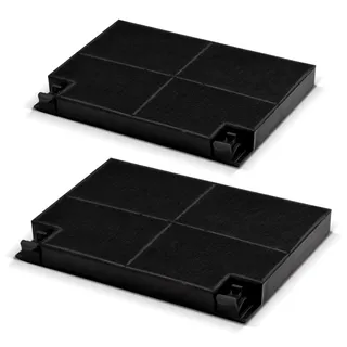 Vioks SET 2x Aktivkohlefilter Dunstabzug Filter Dunstabzugshaube 195x139mm Ersatz für Dunstabzugshaube Kohlefilter Zanussi 902979355/2 EFF70 E3CFF70 Dunstabzugshaube Filter Neff für Abzugshaube