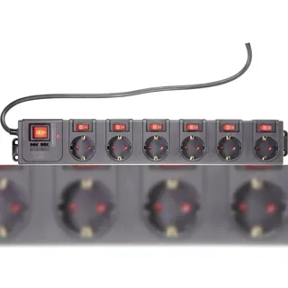 Renkforce Steckdosenleiste 1,50 m Schwarz 1 St.