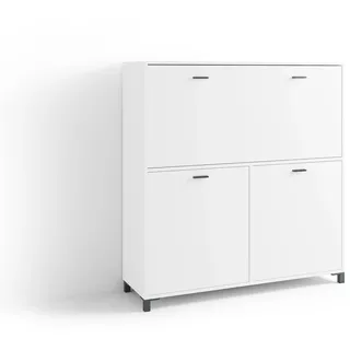 byLIVING Sekretär MONTANA, Breite 120 cm weiß