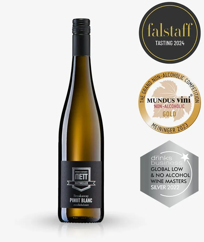 BREAKAWAY PINOT BLANC: Trockener alkoholfreier Pinot Blanc von Bergdolt-Nett