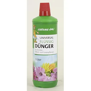 Grüner Jan 12x 1L Grüner Jan Flüssigdünger Blumen Zimmer-, Balkon- & Gartenpflanzen