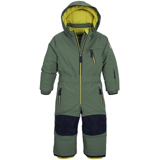 KILLTEC first instinct by killtec FISW 31 MNS ONPC Skioverall/Schneeanzug mit Kapuze, wasserdicht, stahlmint, 86-92, waldgrün