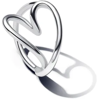 Pandora 193288C00 Damen-Ring Herz Silber, 54/17,2
