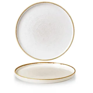 Churchill Stonecast Barley White walled 26cm, Teller, Weiss
