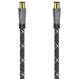 Hama Antennenkabel 120dB TV-Kabel Signalübertragungskabel Optimale Empfangsqualität 3 Meter