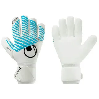 Uhlsport Torwarthandschuhe FM Cybertec Supersoft HN - White / Cyber Blue / Black - 7.5