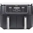 Ninja Heißluftfritteuse  9 5 Liter  6 Zubereitungsfunktionen  Dual Zone  Sync-Funktion  schwarz  AF400EU
