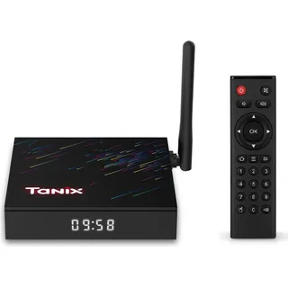 TANIX TX68 Android 12.0 Smart TV Box Allwinner H618 Quad-Core 4K Media Player AV1 H.265 VP9 Dekoration 2,4G & 5G Dual Band WiFi BT5.0 Digitalanzeig...
