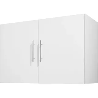 Vevor Wandschrank für Waschküche Wandhängeschrank mit 2 Türen 406x914x610mm Weiß