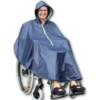 Rolko Rollstuhl-Regenponcho ROLKO-rainPRO blau>>>>