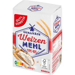 gut & günstig Weizenmehl Type 405 1KG