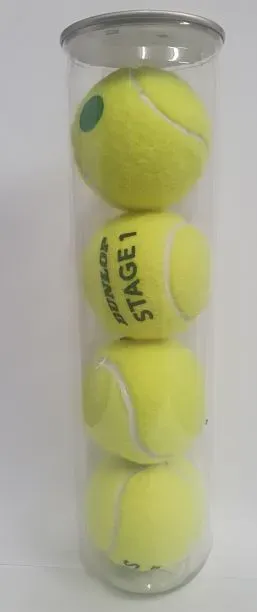 Dunlop Mini Tennis Stage 1 green  4er Dose