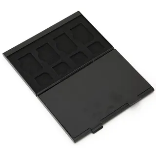Fdit SIM-Kartenbox, Speicherkartenschutz, Tragbare Aufbewahrungsbox für Karten aus Aluminium mit 4 SIM-Kartensteckplätzen, 12 Nano-Kartensteckplätzen, 4 Micro-SIM-Kartensteckplätzen.