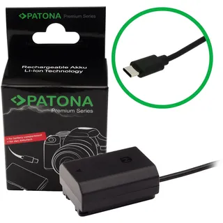 PATONA Premium USB-C Akku-Adapter NP-FZ100