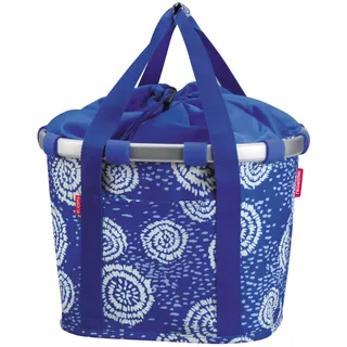 KLICKfix Bikebasket batik strong blue