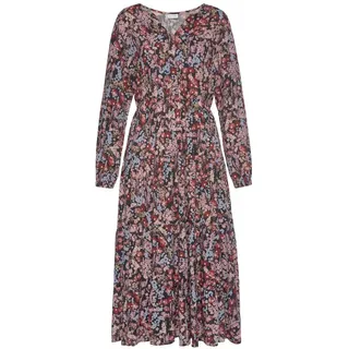 LASCANA Maxikleid Blumenprint Mehrfarbig 36