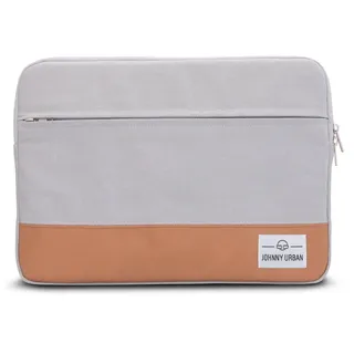 Johnny Urban Laptophülle Canvas Laptop Sleeve 13" grey-brown